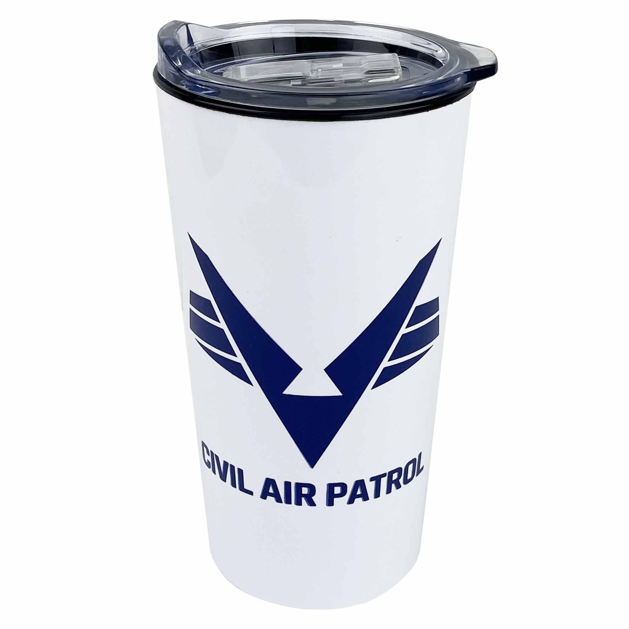 Civil Air Patrol:  Royal Blue 18 oz Tumbler with Flying V