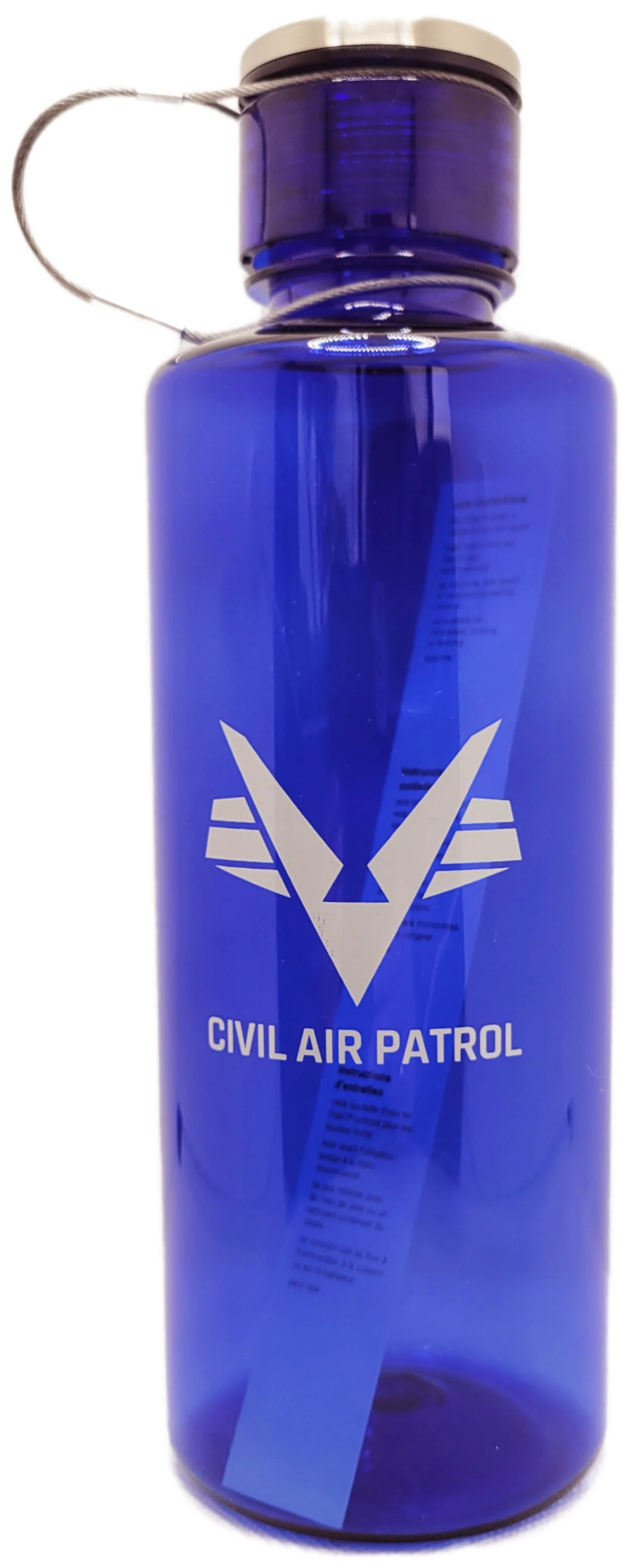 Civil Air Patrol: Flying-V Cable Strap Water Bottle - Plastic 25 FL oz