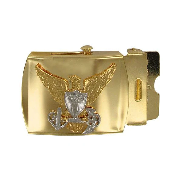Coast Guard Belt Buckle: Officer - male
