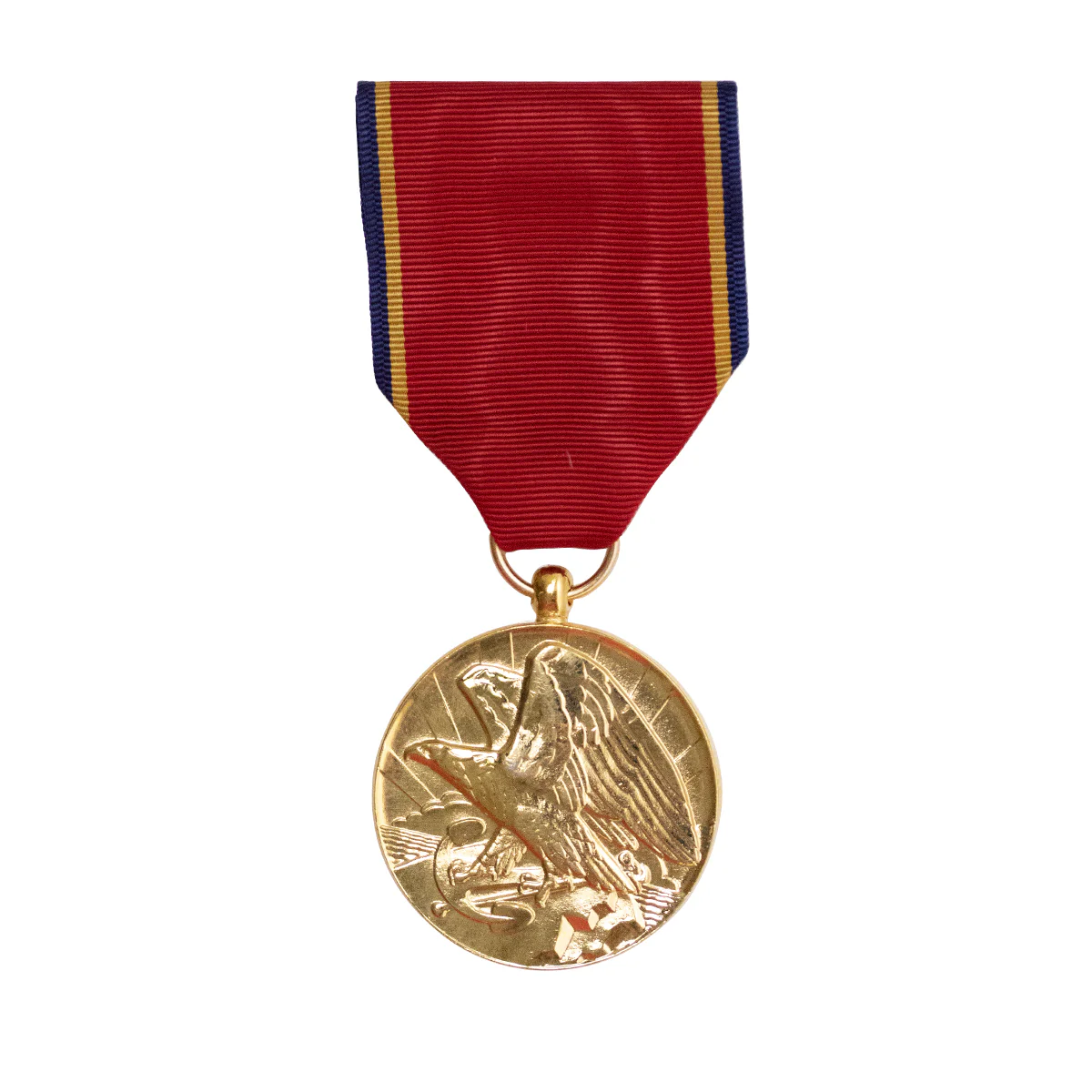Full Size Medal: Navy Reserve - 24k Gold Plated