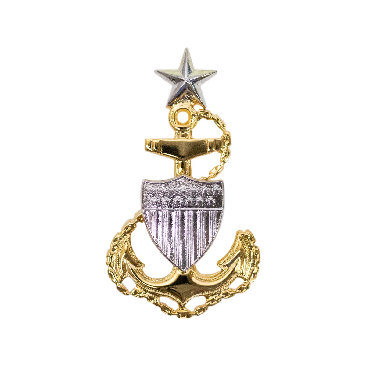 Coast Guard Cap Device: E8 CPO: Senior - miniature