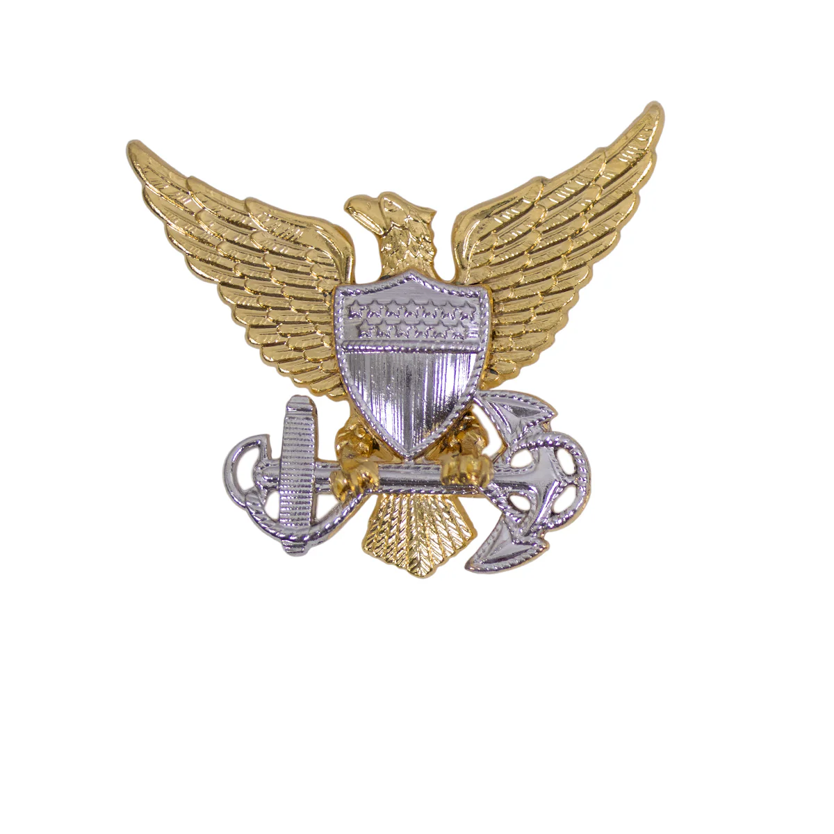 Coast Guard Cap Device: Officer - miniature