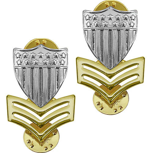 Coast Guard Metal Collar Device: E6 Petty Officer
