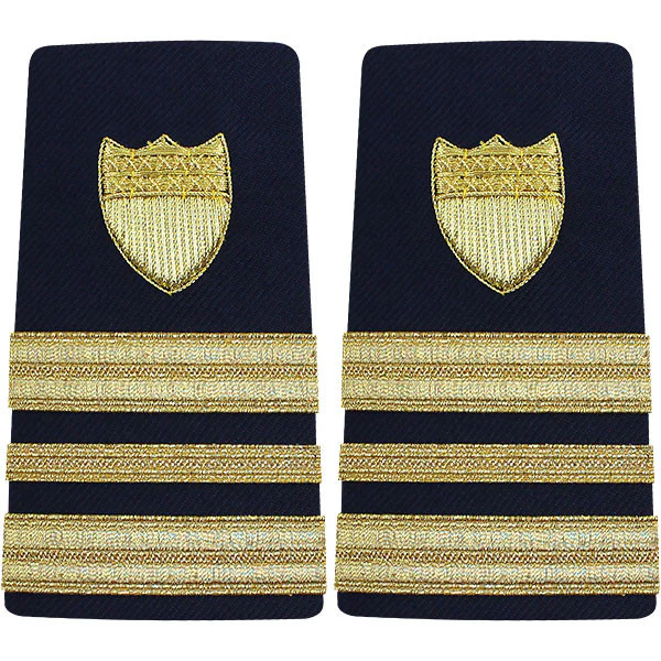 Coast Guard Shoulder Board: Enhanced Lieutenant Commander - female
