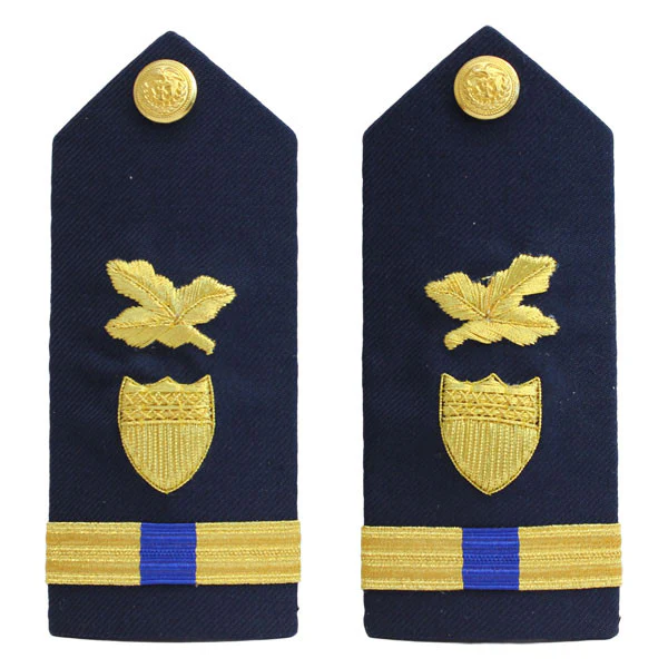 Coast Guard Shoulder Board: Warrant Officer 4 Finance and Supply