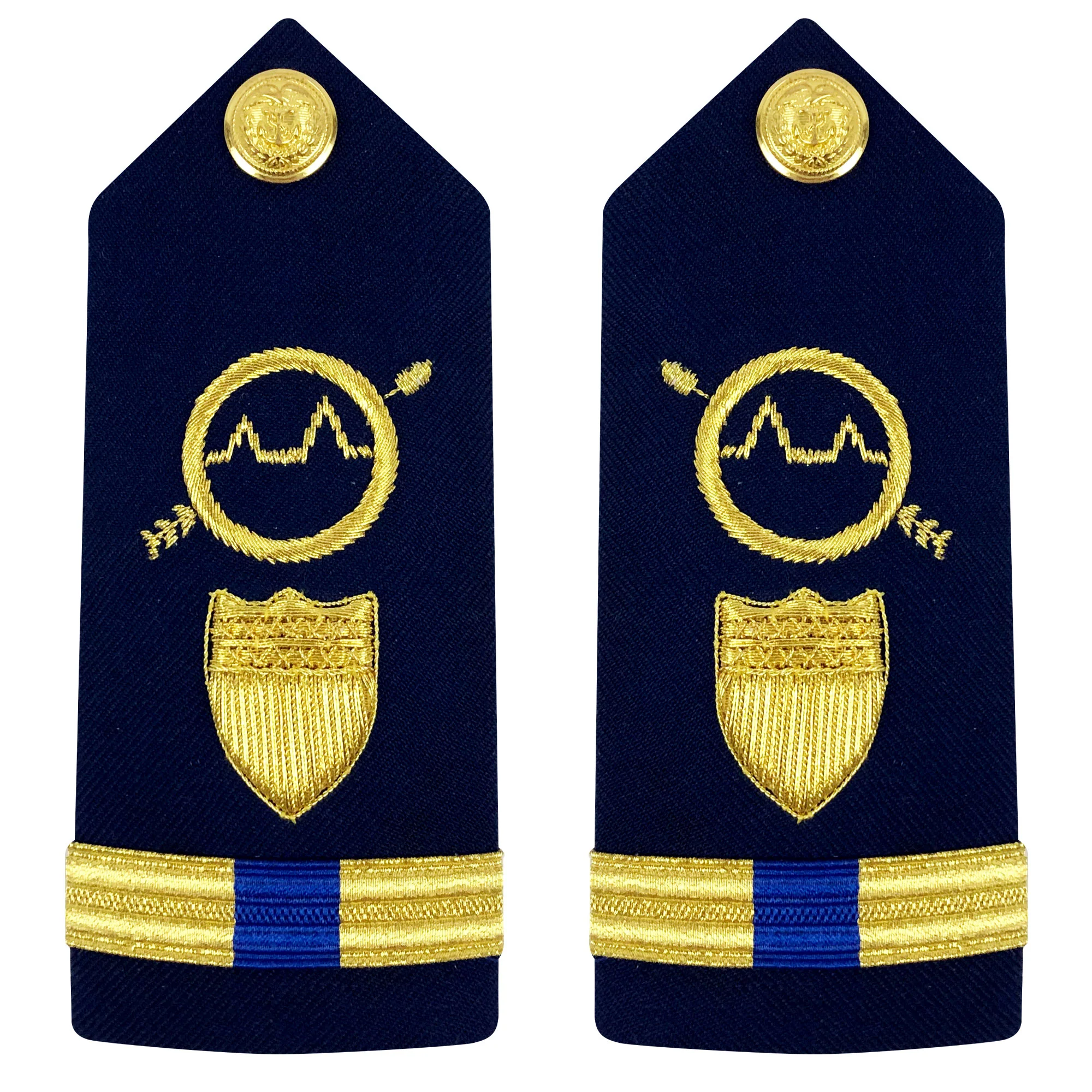 Coast Guard Shoulder Board: Warrant Officer 4 Operations Systems