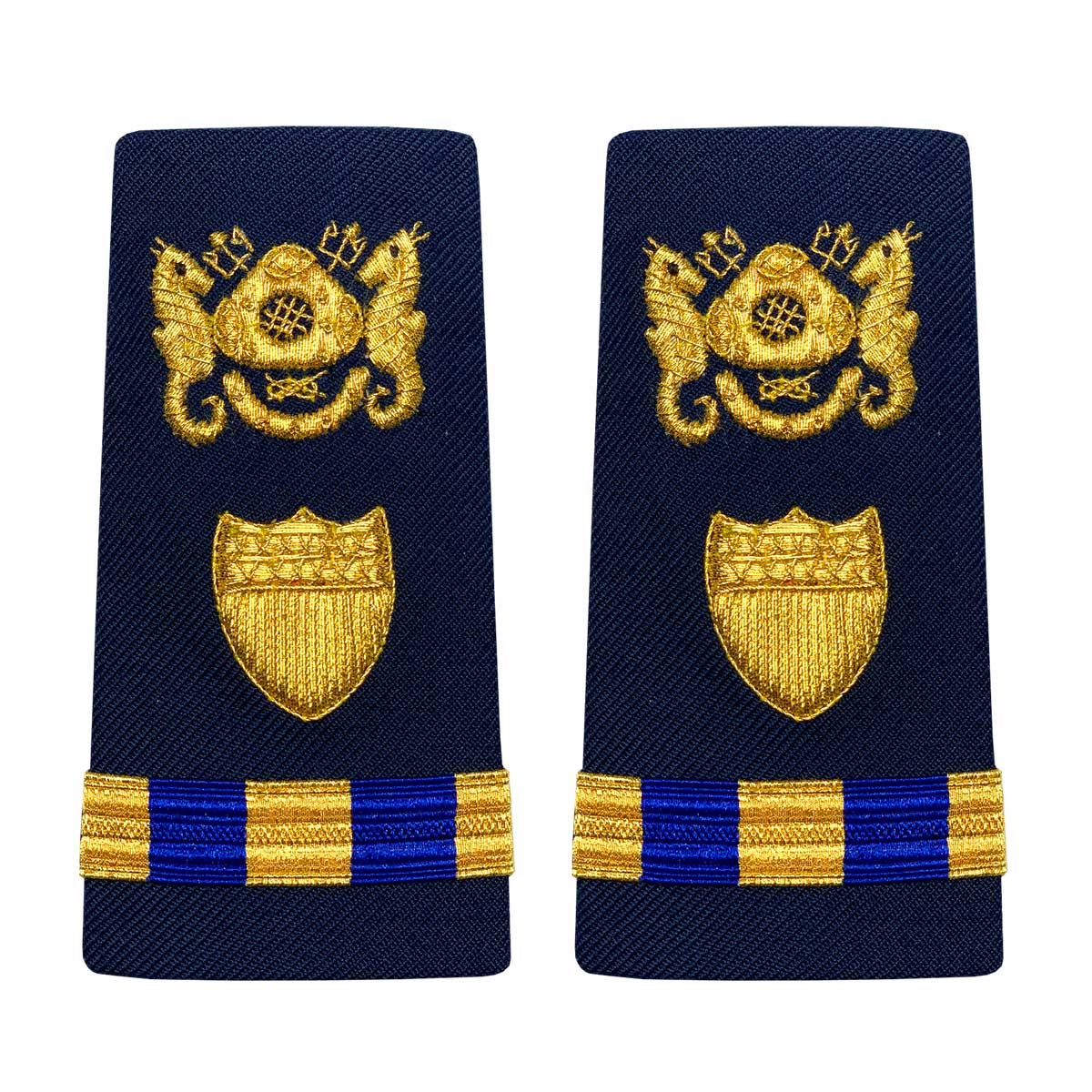Coast Guard Shoulder Board: Enhanced Warrant Officer 3 Diver