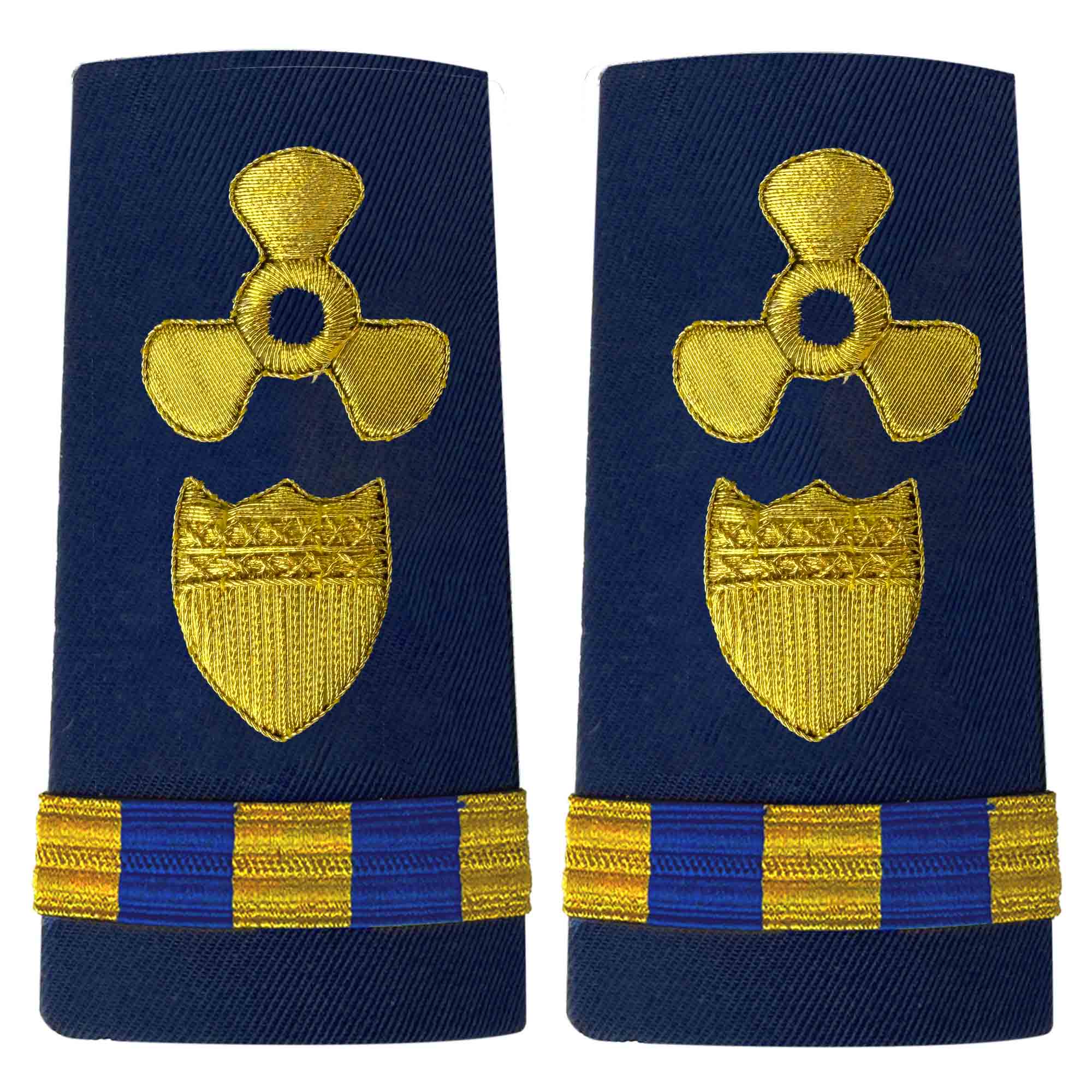 Coast Guard Shoulder Board: Enhanced Warrant Officer 3 Naval Engineering - Female