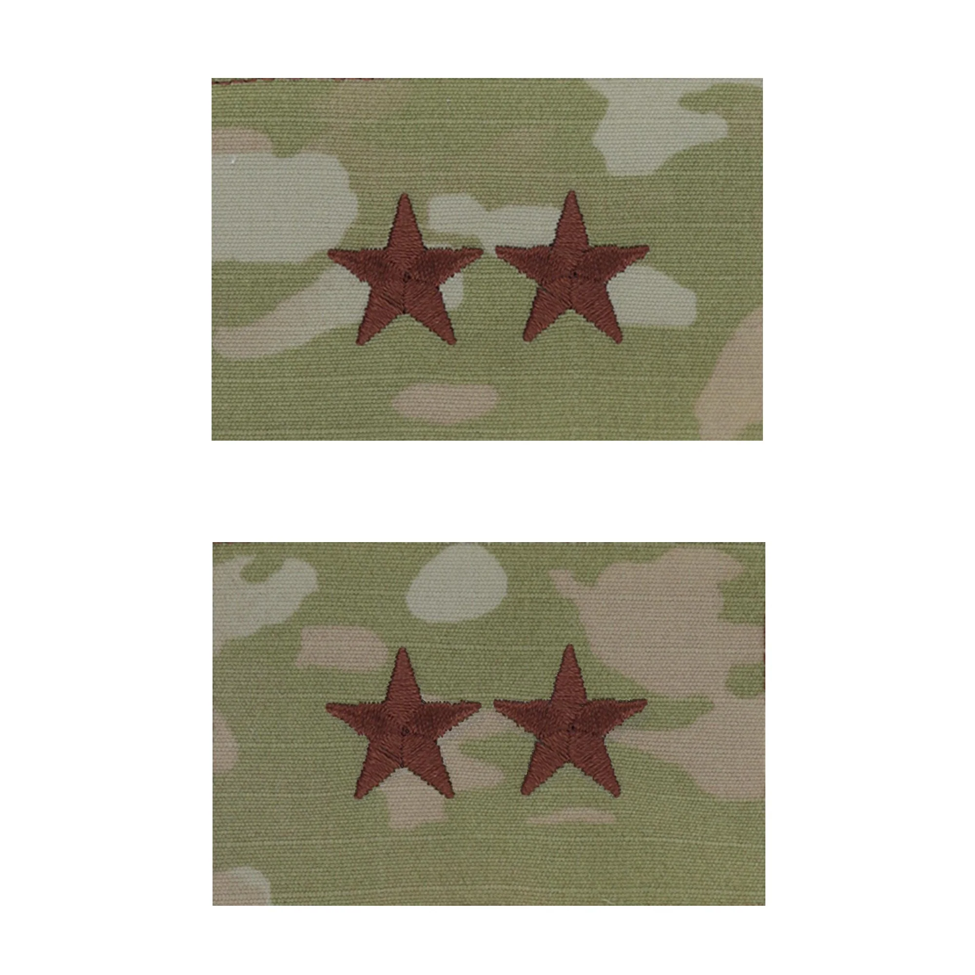 Air Force Embroidered OCP Sew On Officer Rank Cap Device: Major General