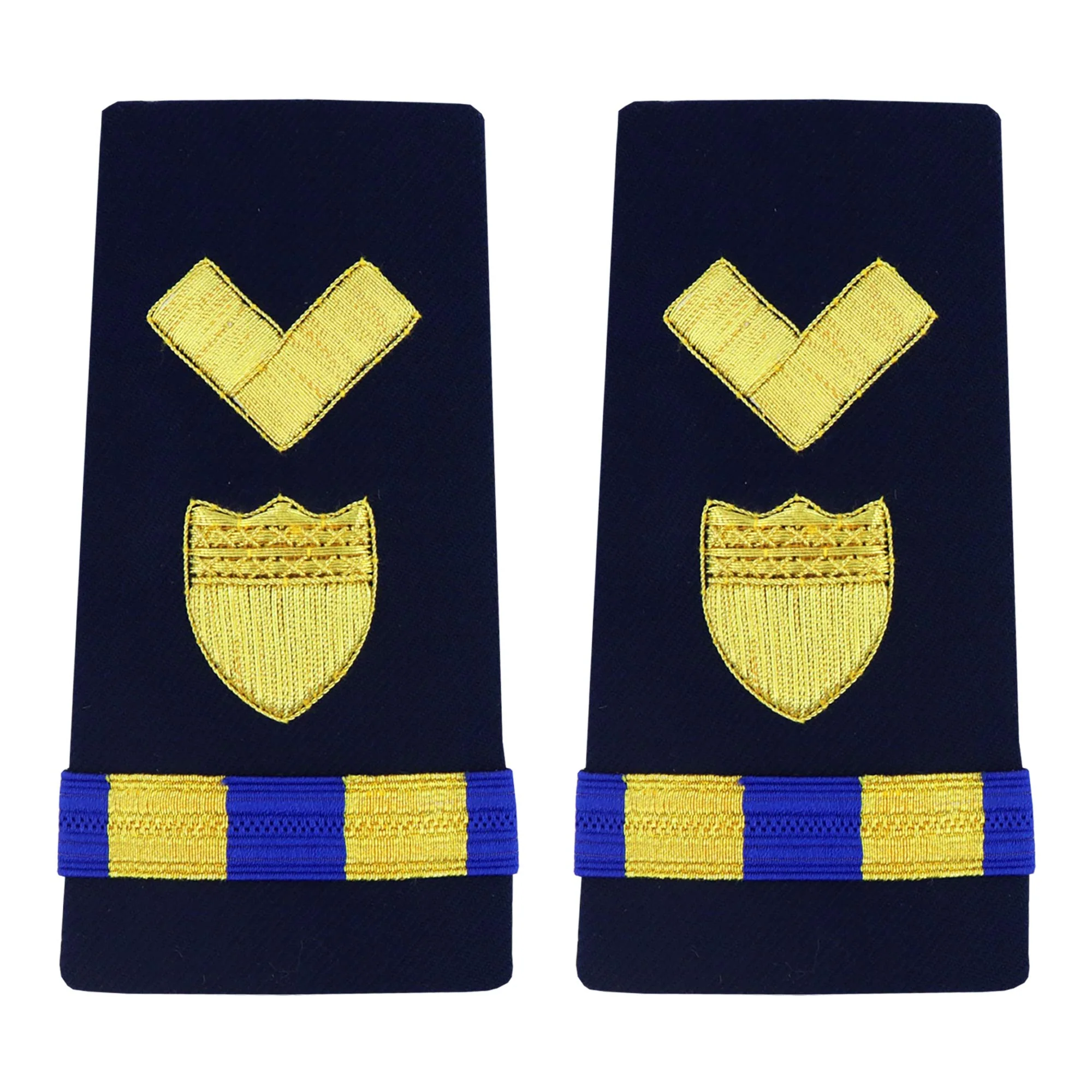 Coast Guard Shoulder Board: Enhanced Warrant Officer 2 Material Maintenance