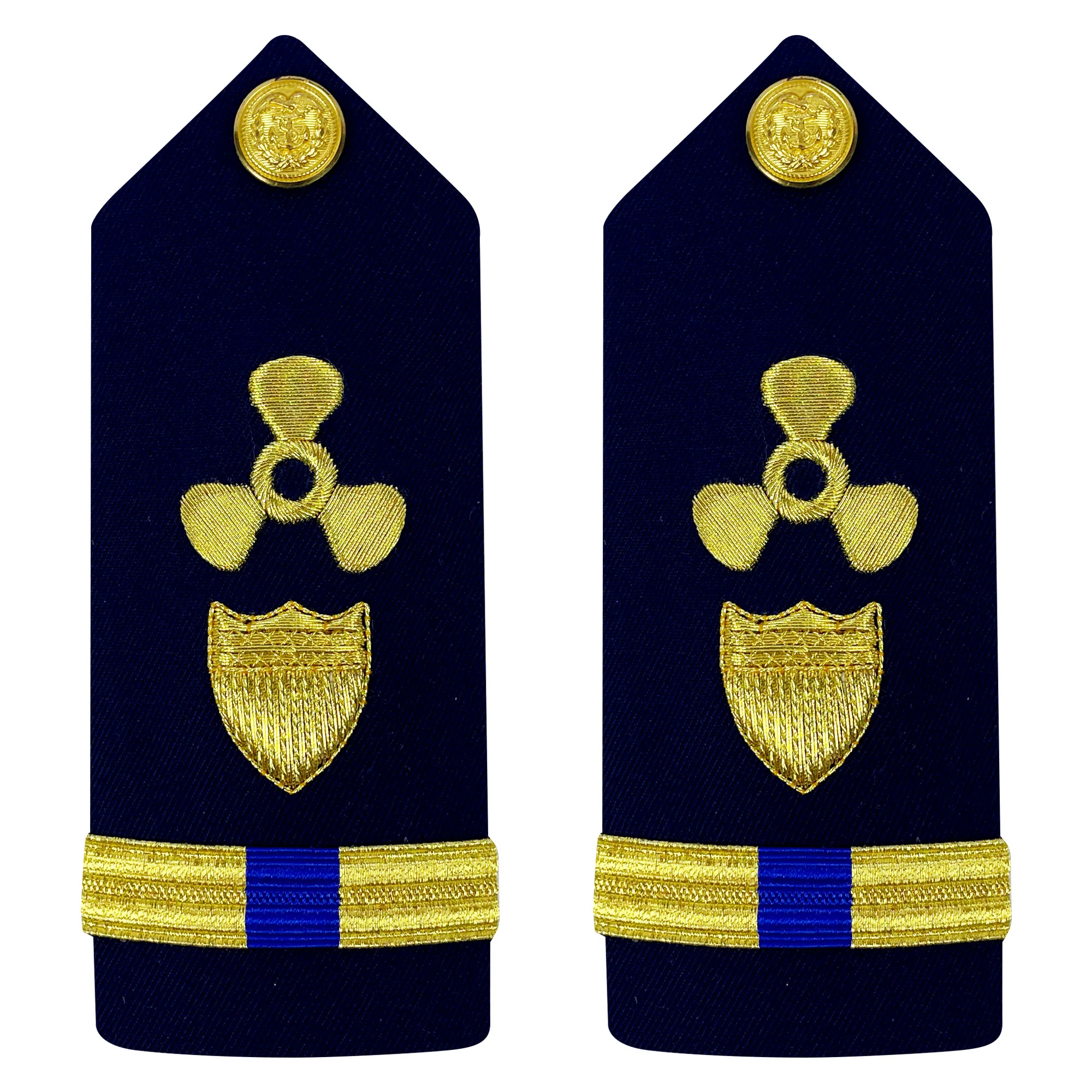 Coast Guard Shoulder Board: Warrant Officer 4 Naval Engineering - Male