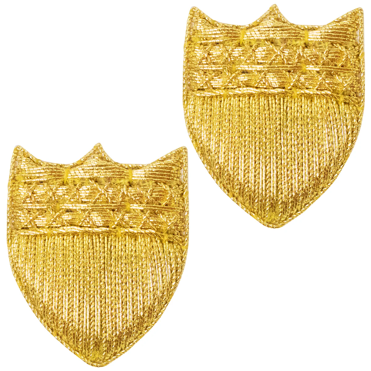 Coast Guard Sleeve Device: white with gold shield