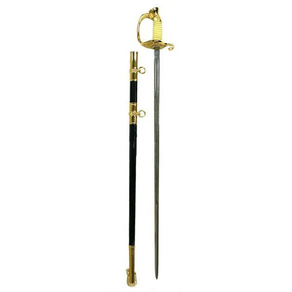 Coast Guard Sword: Stainless Steel Blade - sword with cloth cover