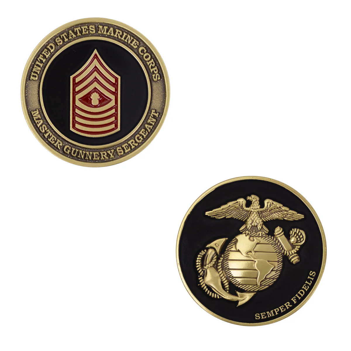 Marine Corps Coin: Master Gunnery Sergeant 1.75"