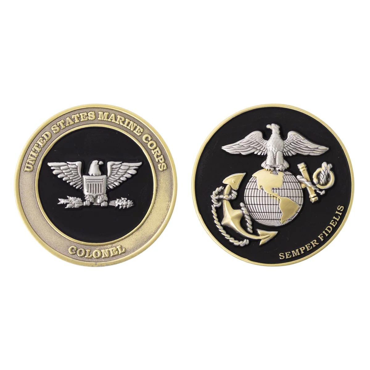 Marine Corps Coin: Colonel 1.75"