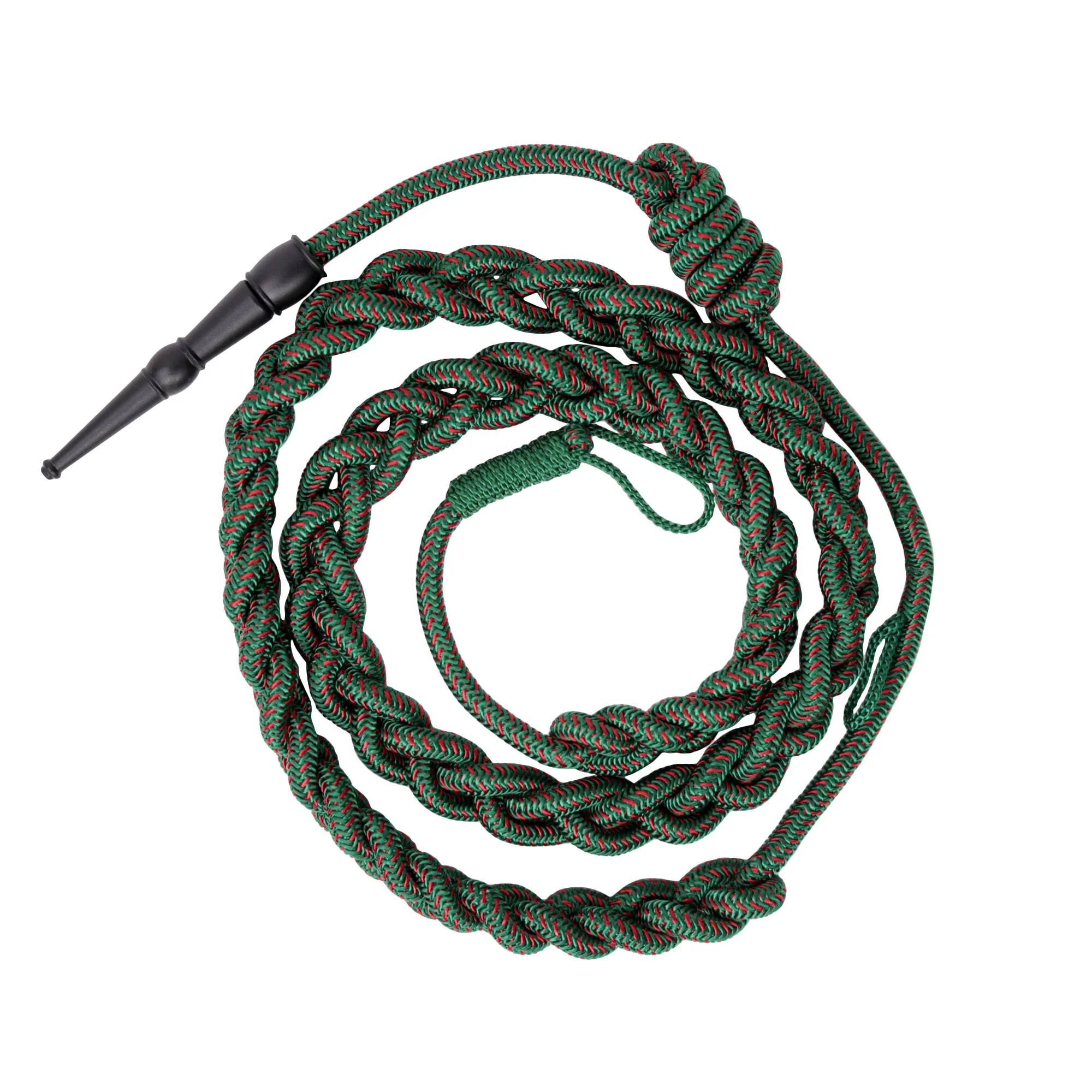 Marine Corps Fourragere: French WWI - green and red with black tip