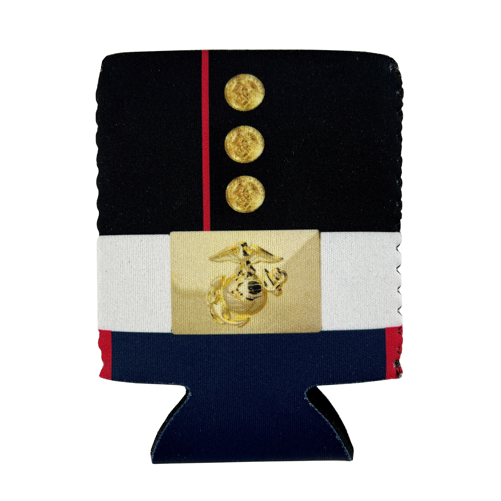Marine Corps Dress Blue Koozie: Can Cover
