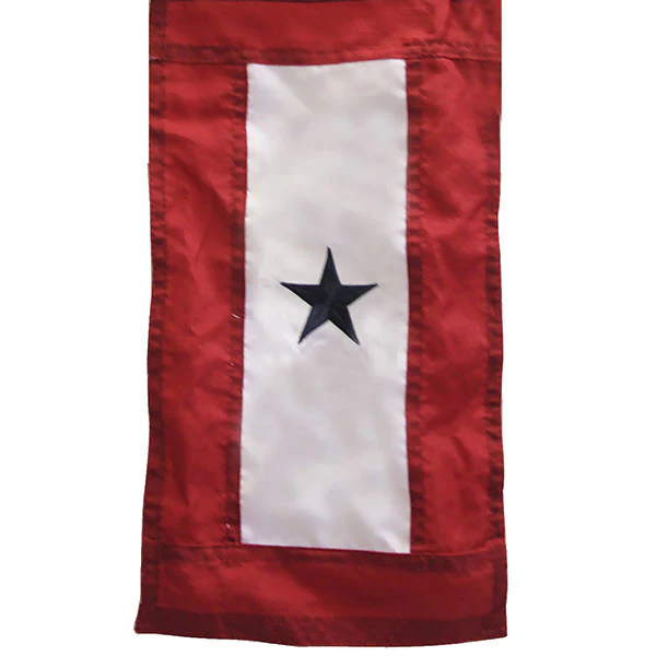 Service Flag Banner with One Blue Star