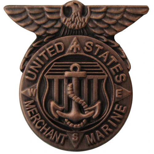 Lapel Pin: Merchant Marine Honorable Service