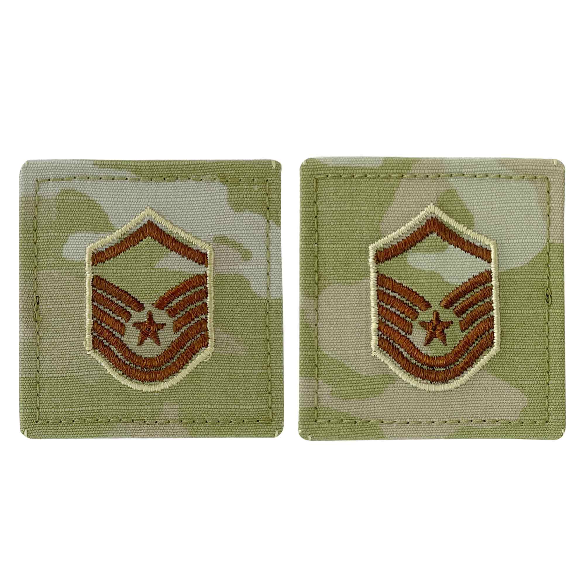 Air Force Embroidered Rank: Master Sergeant - OCP with hook