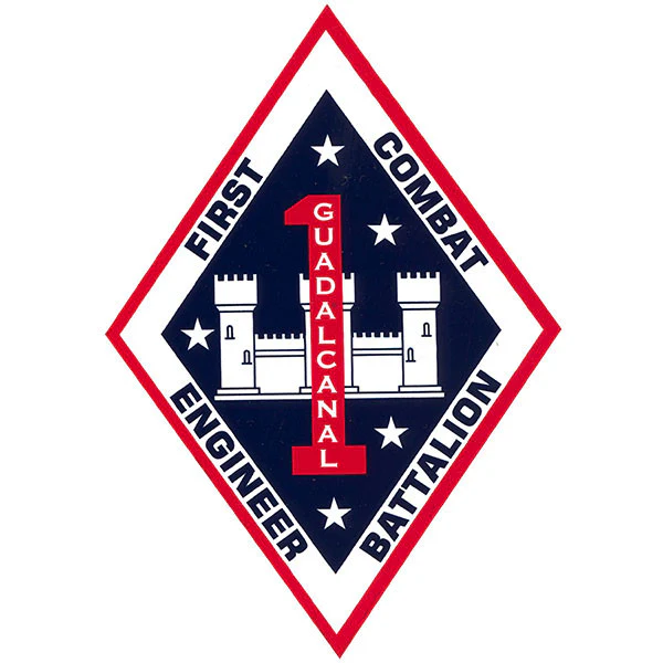 Decal: First Combat Engineer Battalion