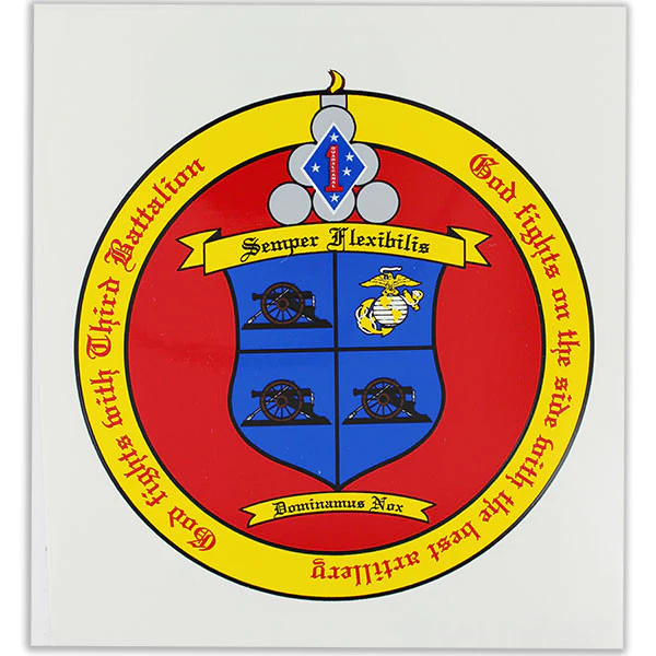 Decal: 3rd Battalion 11th Marines - Semper Flexibilis