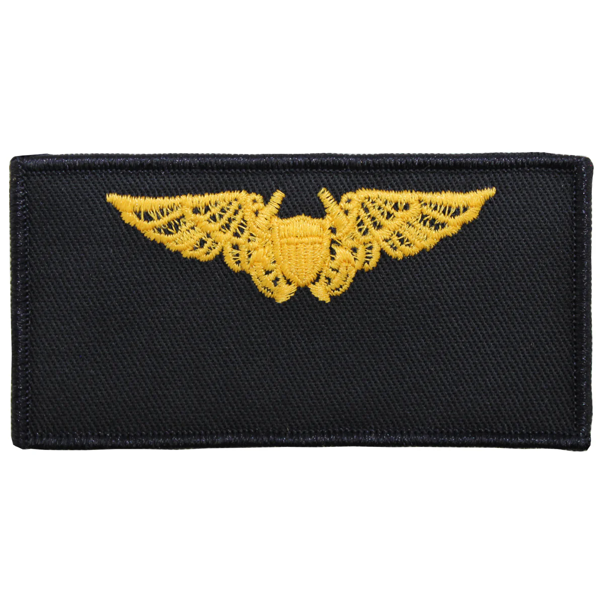 Navy FRV Cloth Blank Name-tag: Naval Flight Officer with Hook