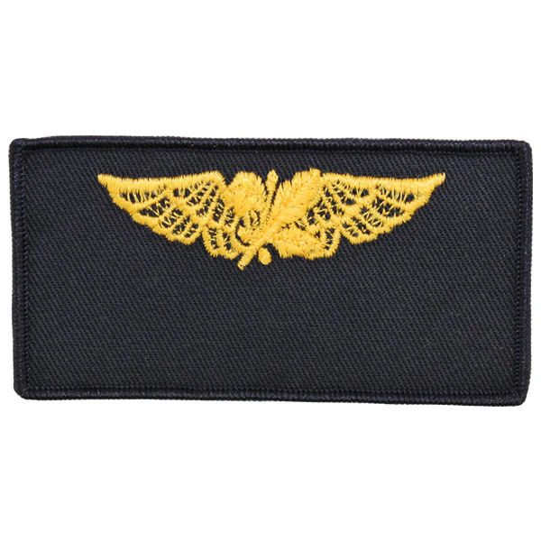 Navy FRV Cloth Blank Name-tag: Aviation Supply with Hook