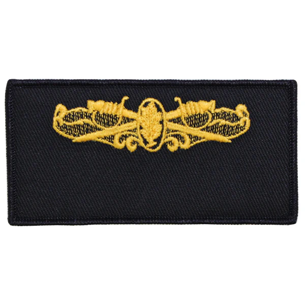 Navy FRV Cloth Blank Name-tag: Surface Warfare Medical Service with Hook