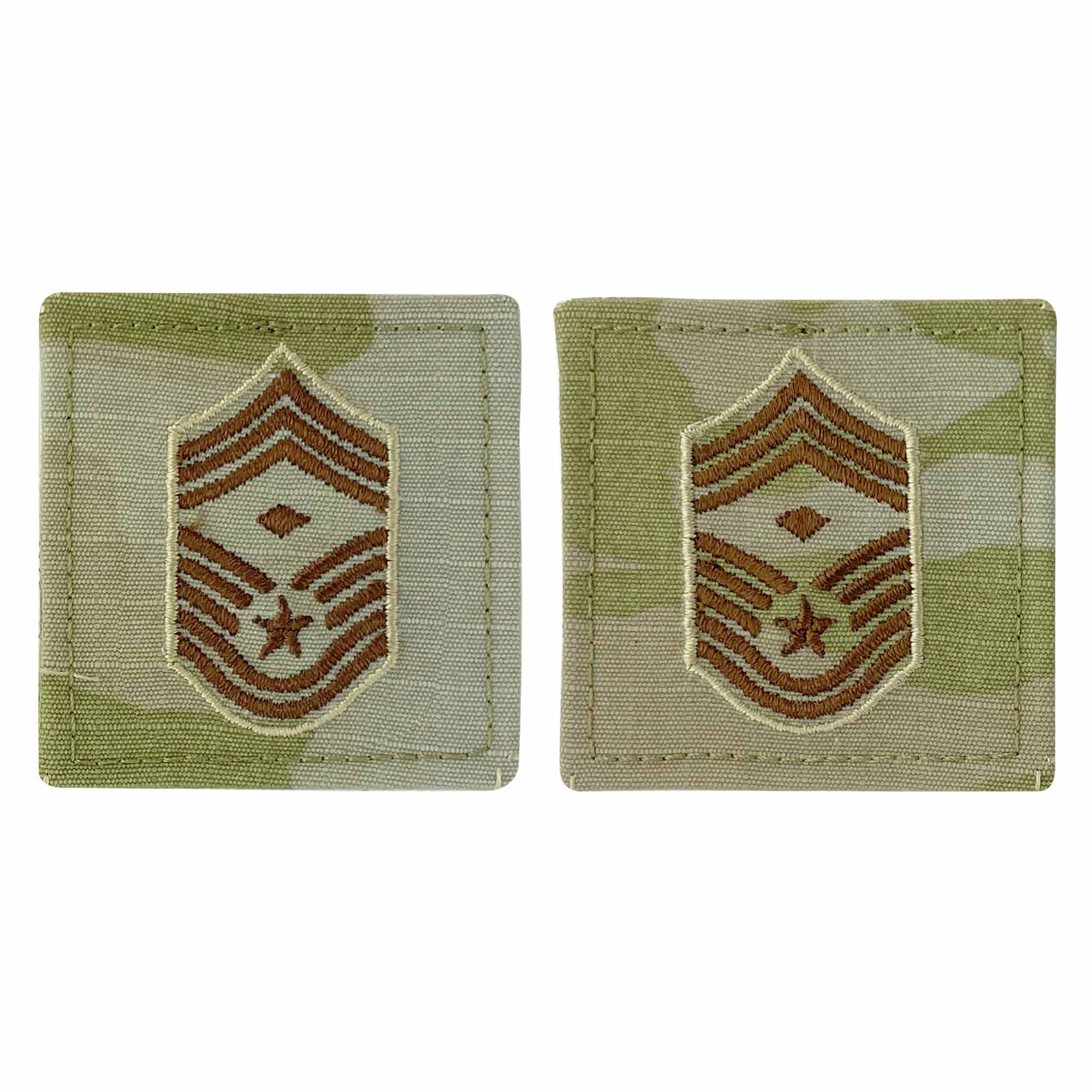 Air Force Embroidered Rank: Chief Master Sergeant with Diamond - OCP with hook