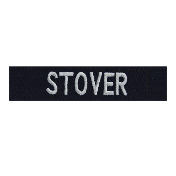 CAP Embroidered Name Tape: Last Name Only, w/ hook closure (New Insignia)