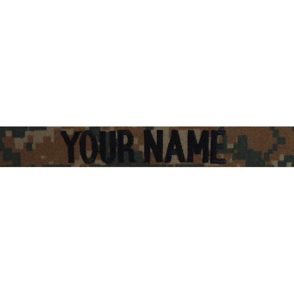 Marine Corps Name Tape: Woodland Digital