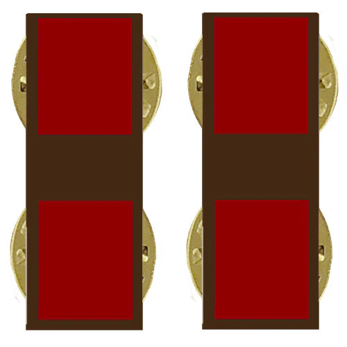 Marine Corps Collar Device: Warrant Officer 1 - subdued metal
