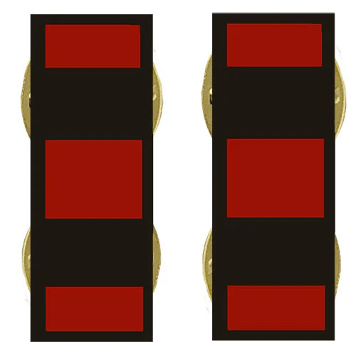 Marine Corps Collar Device: Warrant Officer 4 - black metal
