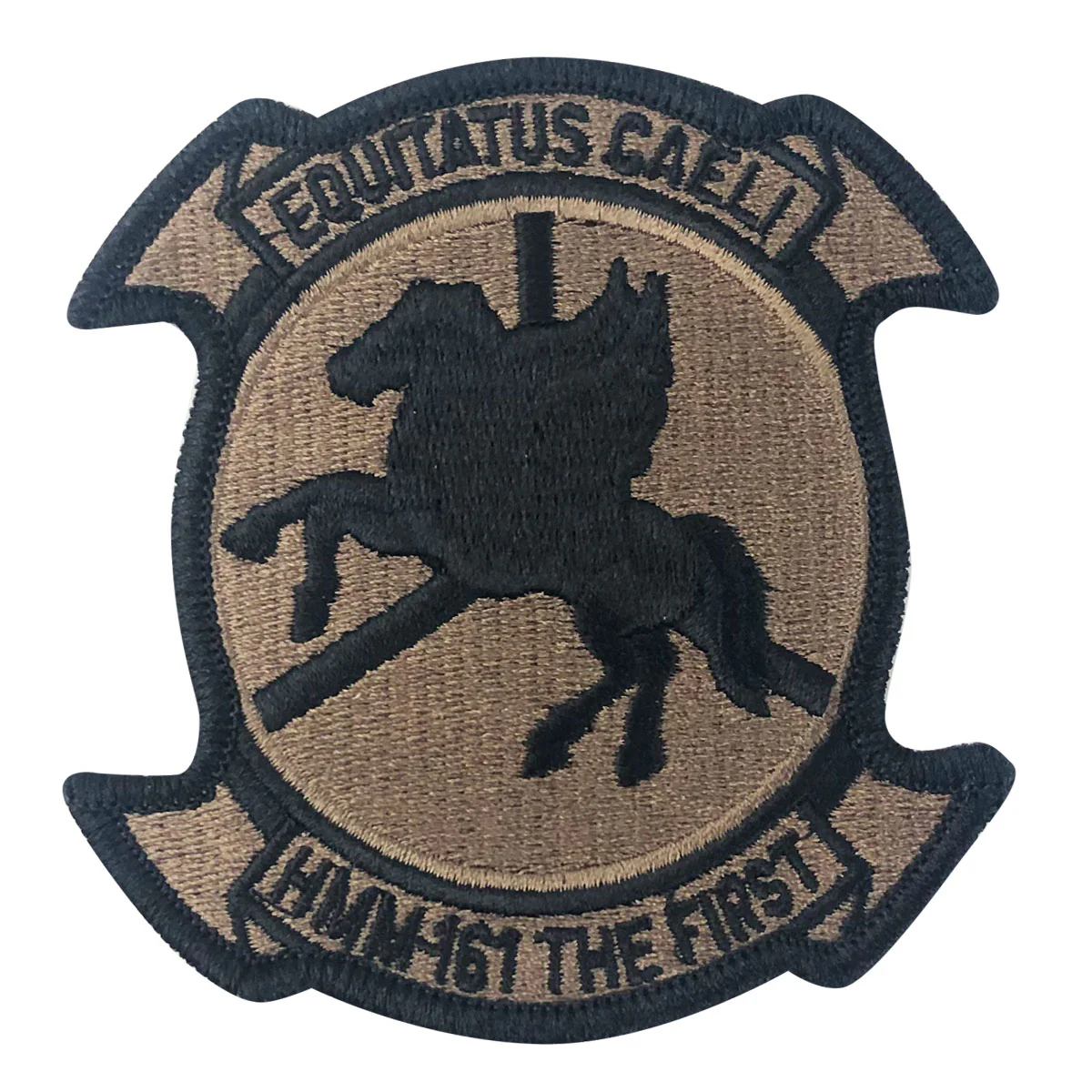 Marine Corps Patch: HMM-161 The First Equitatus Caeli 4"  - subdued