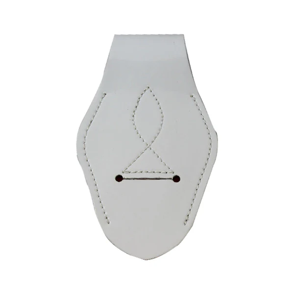 Marine Corps Sword Frog: NCO - white patent leather