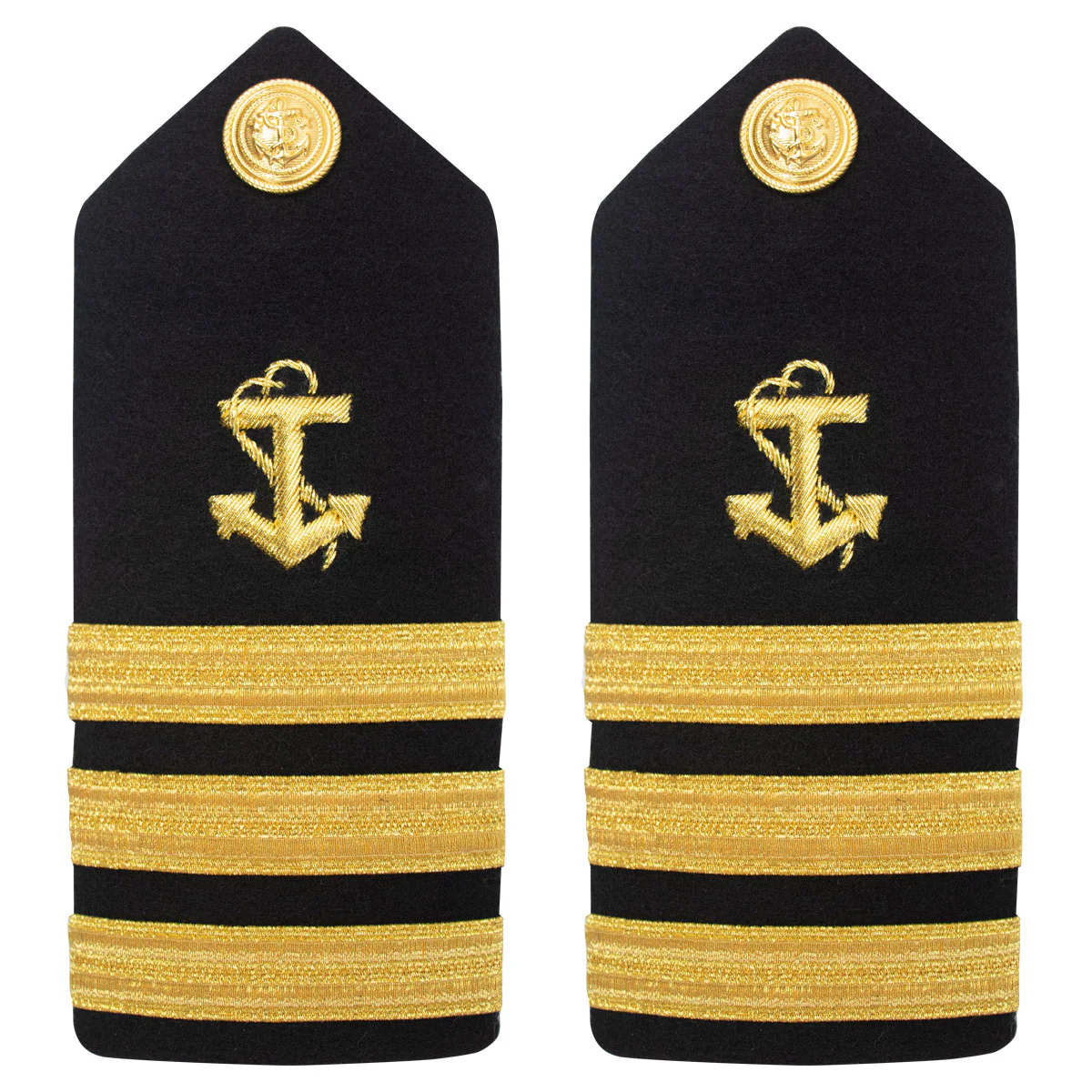 Merchant Marine Shoulder Board: Anchor Commander
