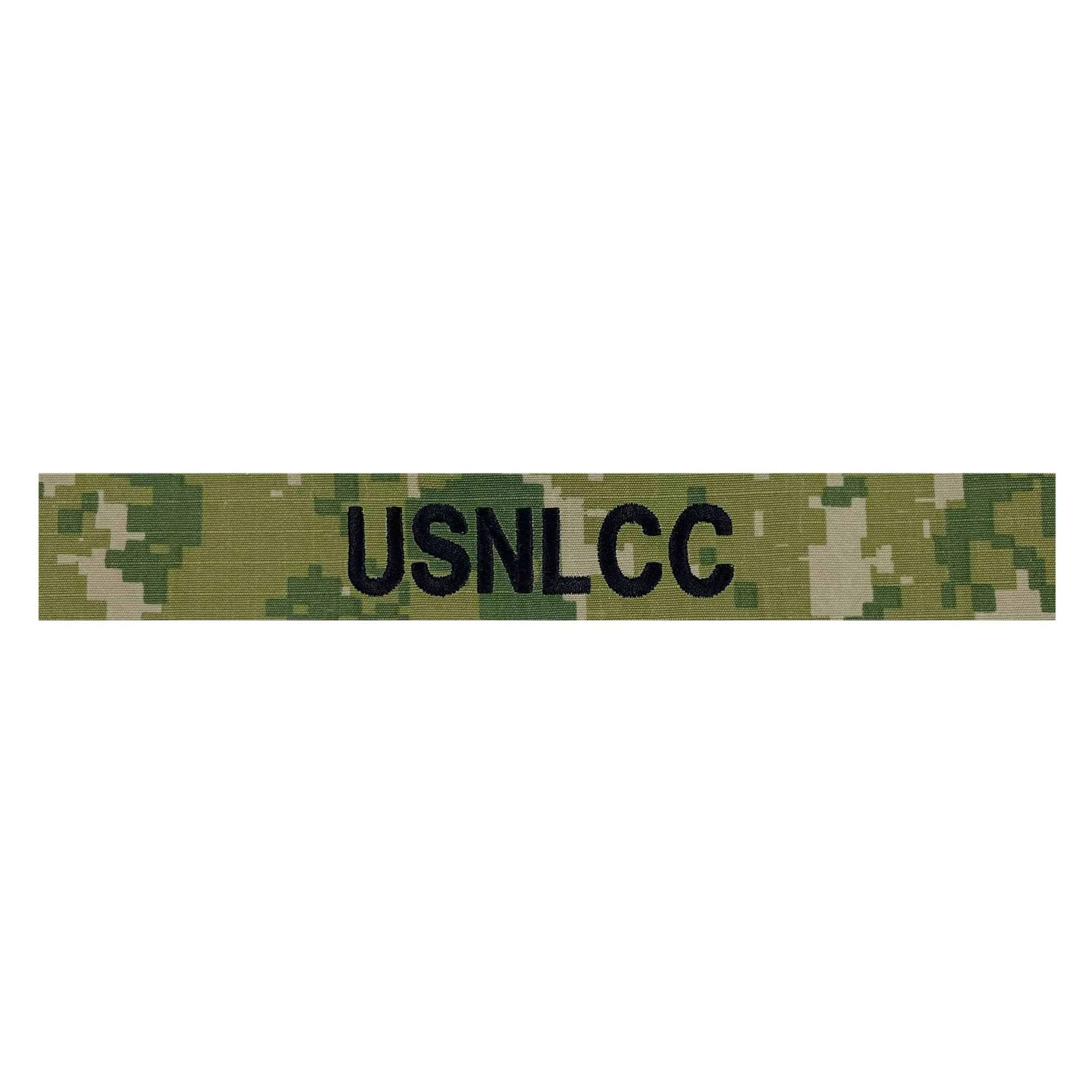 USNLCC Name Tape: Black Embroidered on Type III Sew On