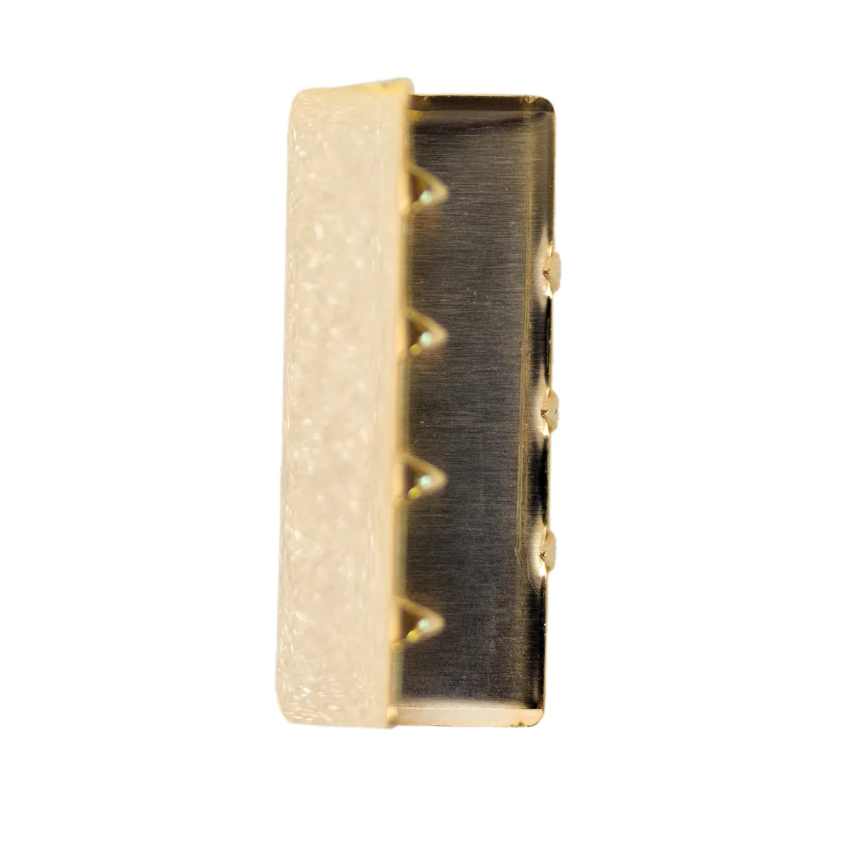 Navy Belt Tip: 24k Gold - male
