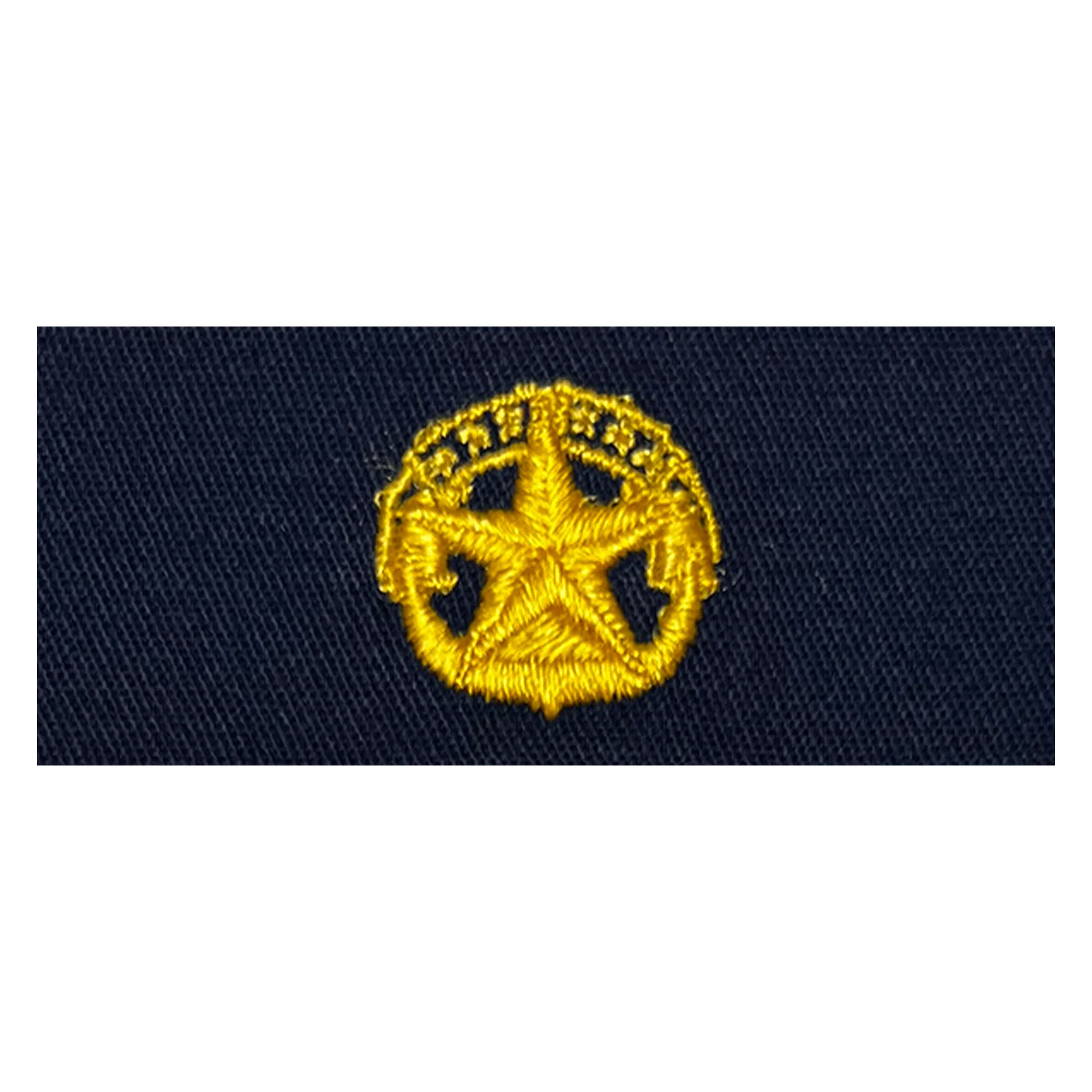 Navy Embroidered Badge: Command at Sea - embroidered on coverall