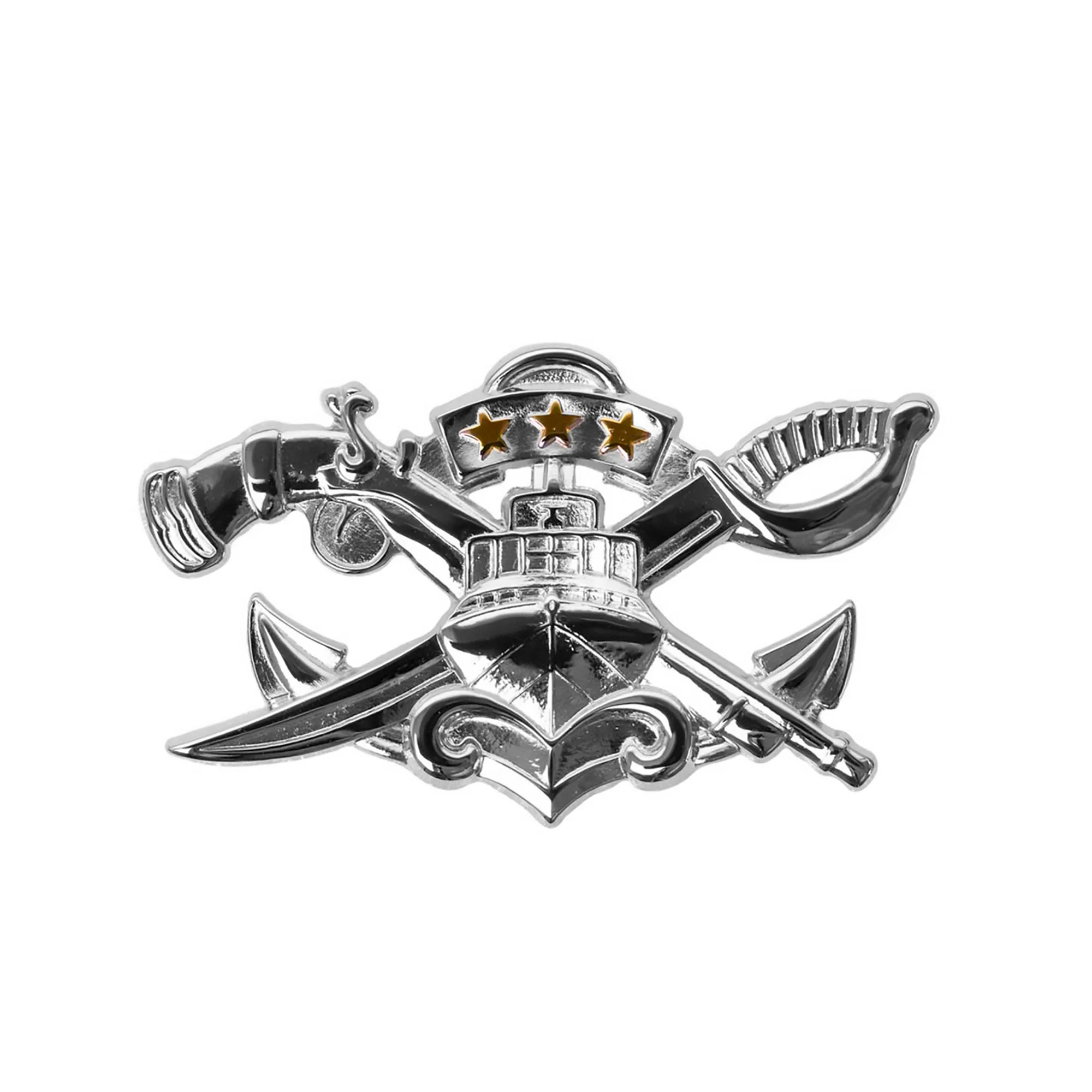 Naval Special Warfare Combatant-Craft Crewman Master SWCC -Miniature size, Mirror Finish