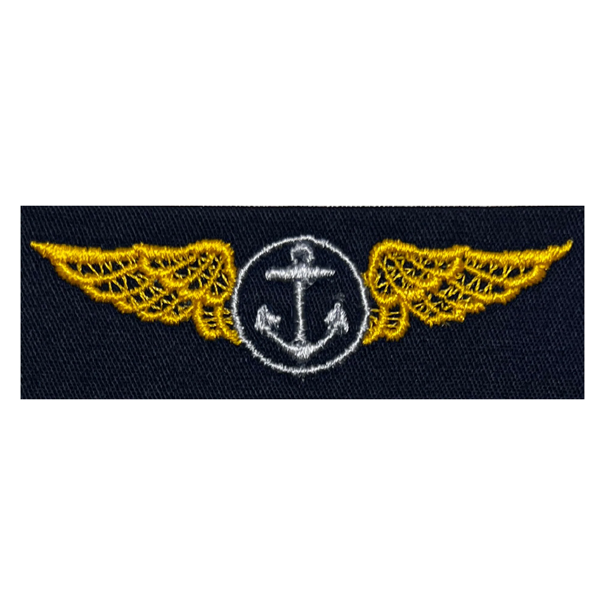 Navy Embroidered Badge: Aviation Observer - embroidered on coverall