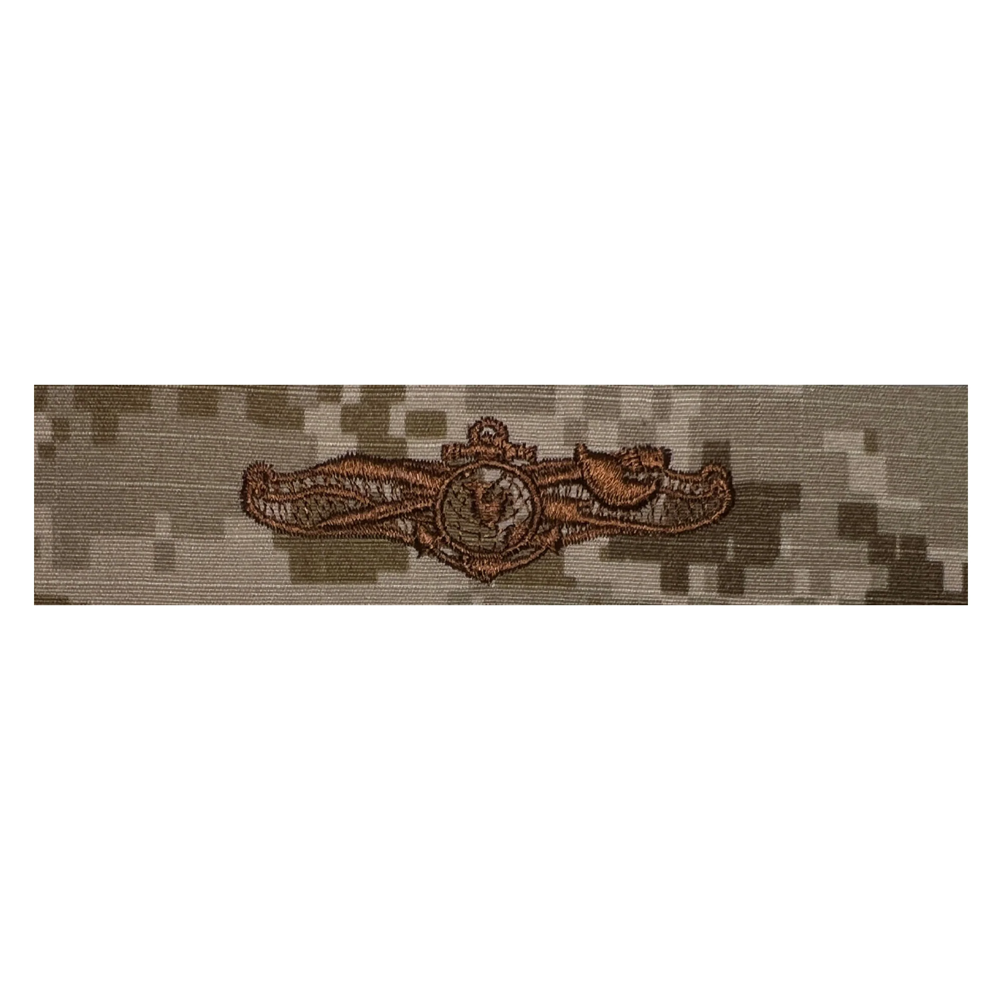 Navy Embroidered Badge: Information Dominance Warfare Enlisted - Desert Digital
