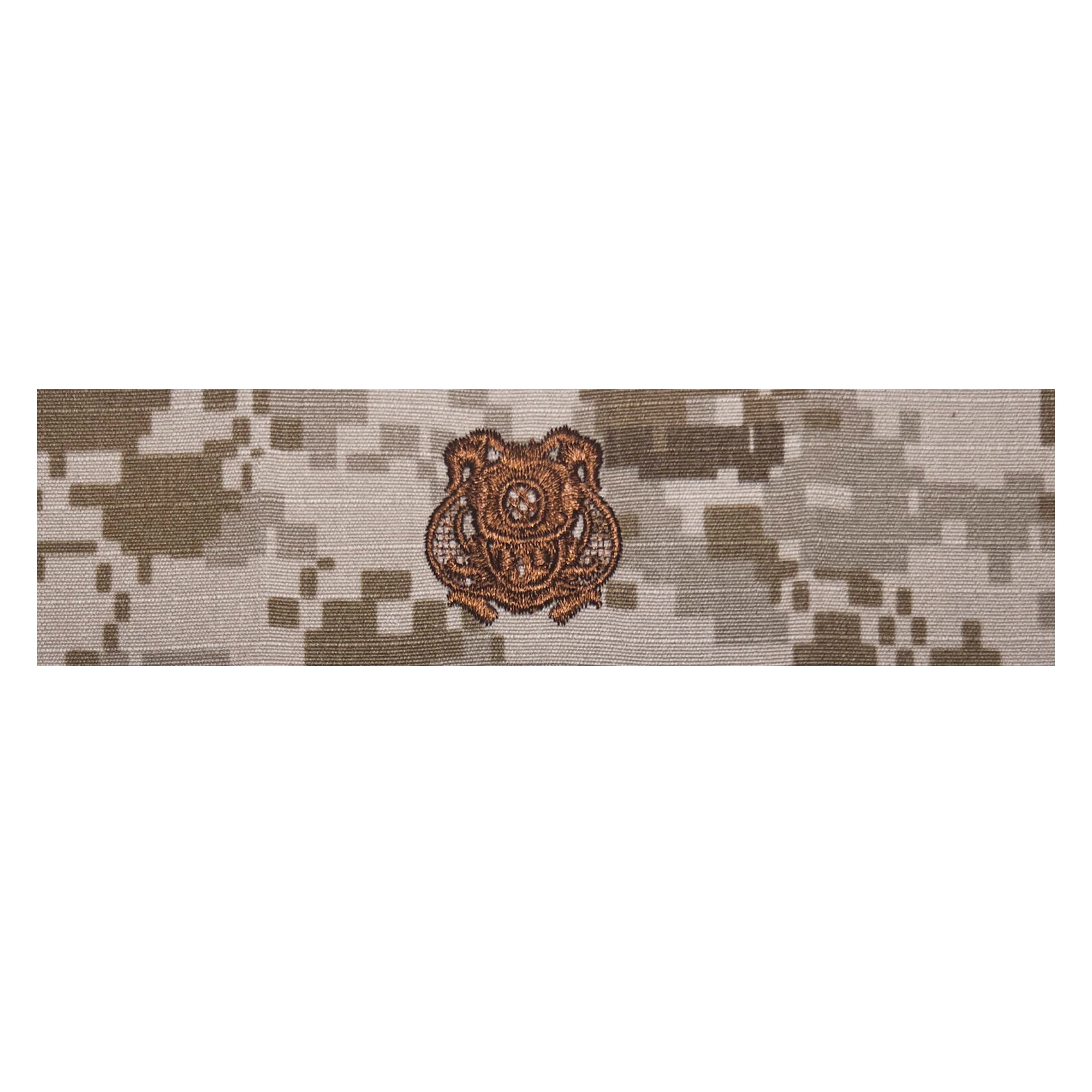 Navy Embroidered Badge: Diver 1st Class - Desert Digital