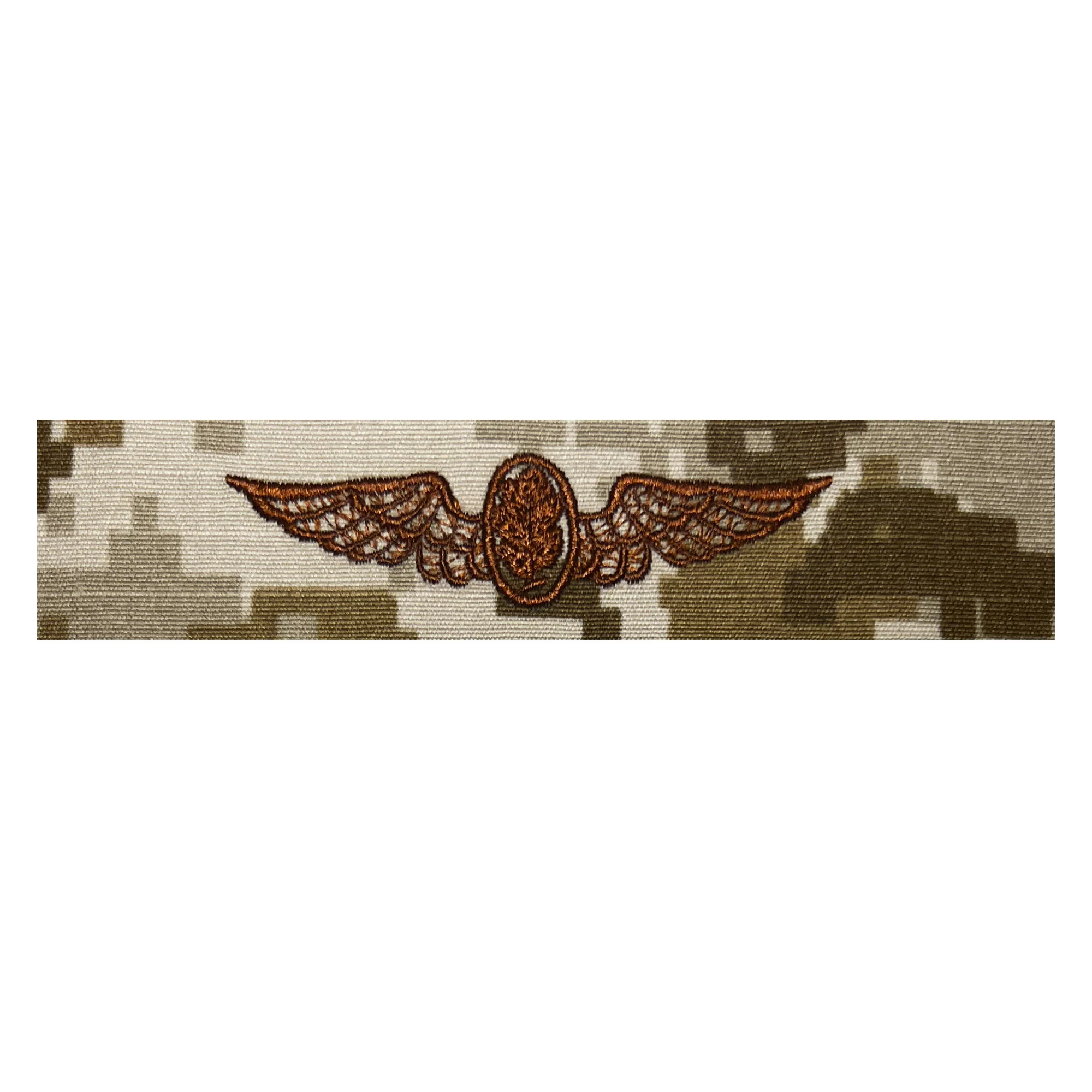 Navy Embroidered Badge: Aviation Physiologist - Desert Digital