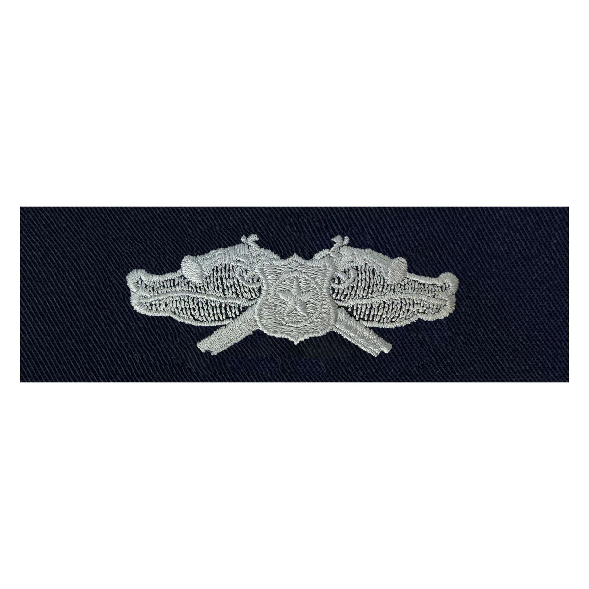 Navy Embroidered Badge: Basic Security Forces Specialist - embroidered on coverall